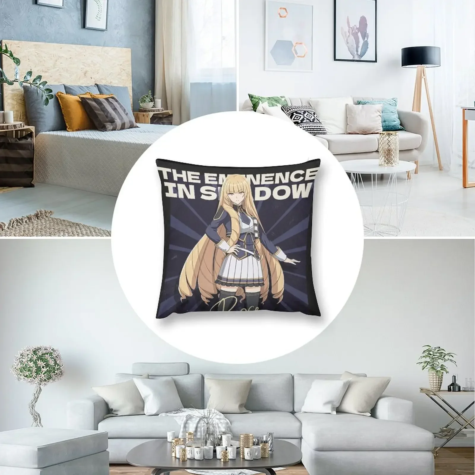 Роза Ориана The Eminence in Shadow Подушка полиэстер