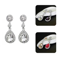 1 pair earrings exquisite jewelry shiny great stickiness drop earrings drop earrings for gift