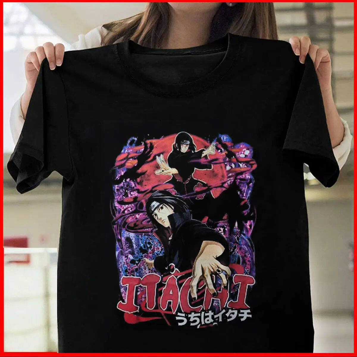 

Распродажа! Популярная футболка из аниме «Все Учиха Итачи Наруто Манга», размер S-3XL