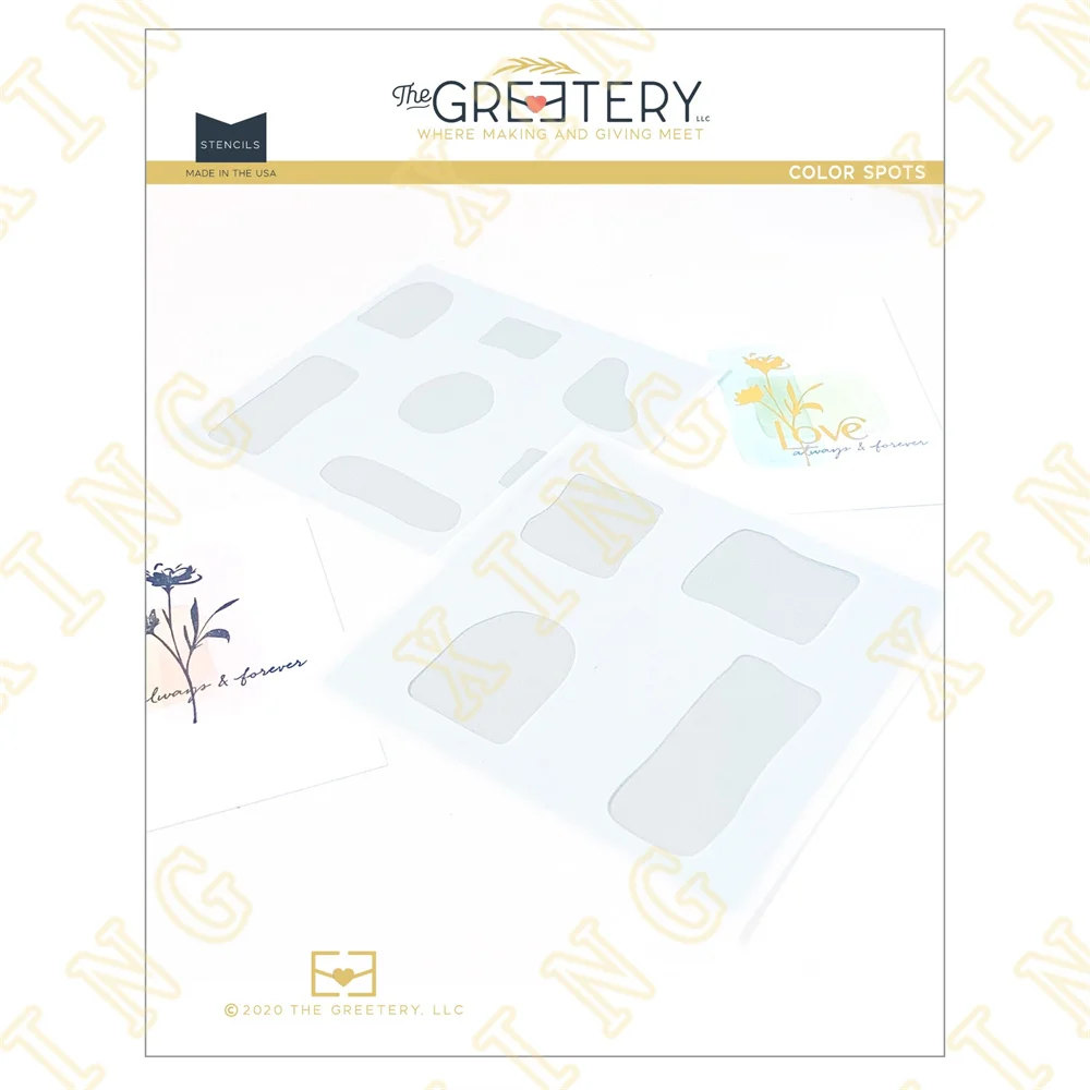 

Color Spots Layering Stencils Painting Diy Scrapbook Coloring Embossing Paper Card Album Craft Decorative Template 2022 New