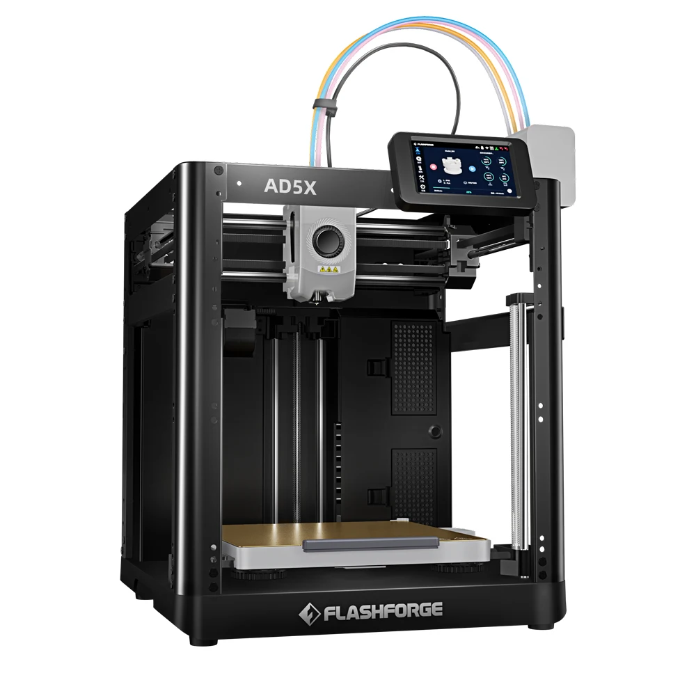 Многоцветный 3D-принтер Flashforge AD5X 600 мм/с высокоскоростная 4-цветная печать система