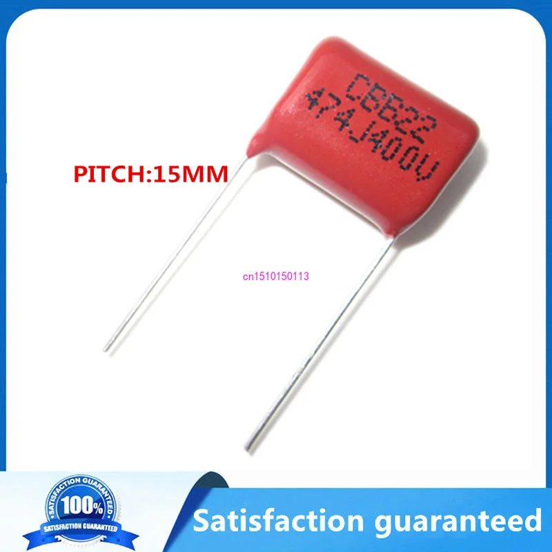 

10 шт., полипропиленовый пленочный конденсатор 400 В 0,47 мкФ Ф 0,68 НФ 474J 400 мкФ Ф 5% НФ 684J шаг 15 мм в DIP CBB