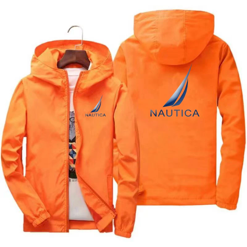 

Демисезонная Мужская ветровка NAUTICA, дождевик для альпинизма, мужская летняя куртка, уличное водонепроницаемое пальто, куртка для рыбалки