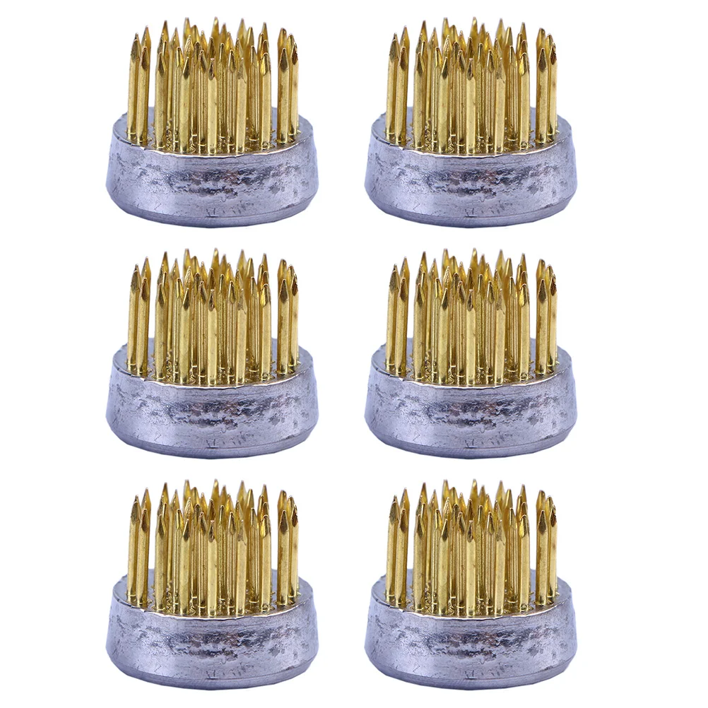 

Flower Holder Arrangement Pin Needle Frog Tool Round Floral Holding Base Arranging Arranger Kenzan Japanese Metal Planting
