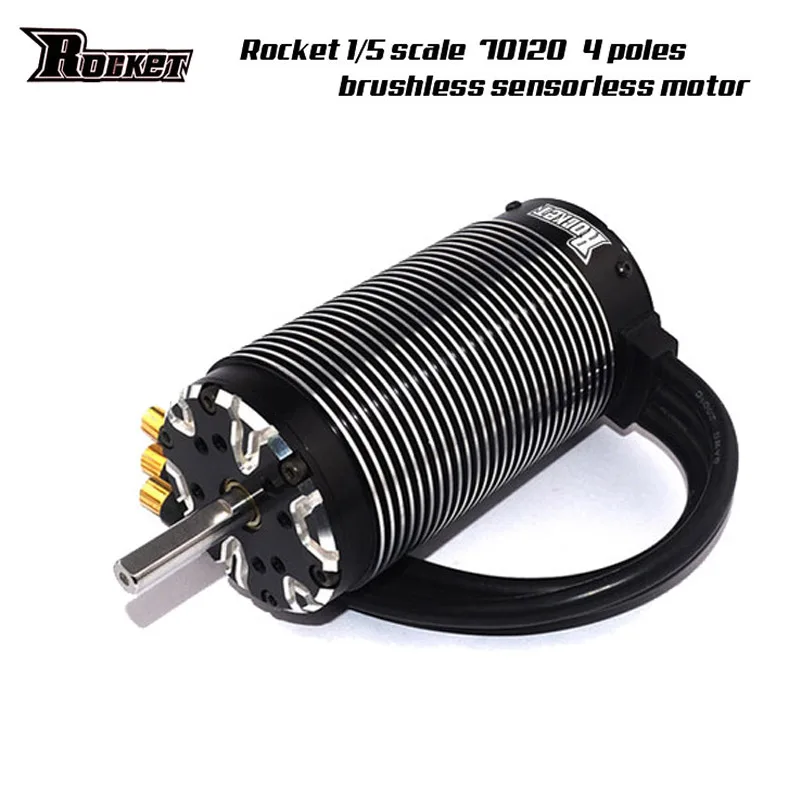 

Бесщеточный двигатель SURPASS HOBBY Rocket 70120 680KV 620KV 480KV с высоким крутящим моментом для радиоуправляемого внедорожника-внедорожника масштаб 1/5