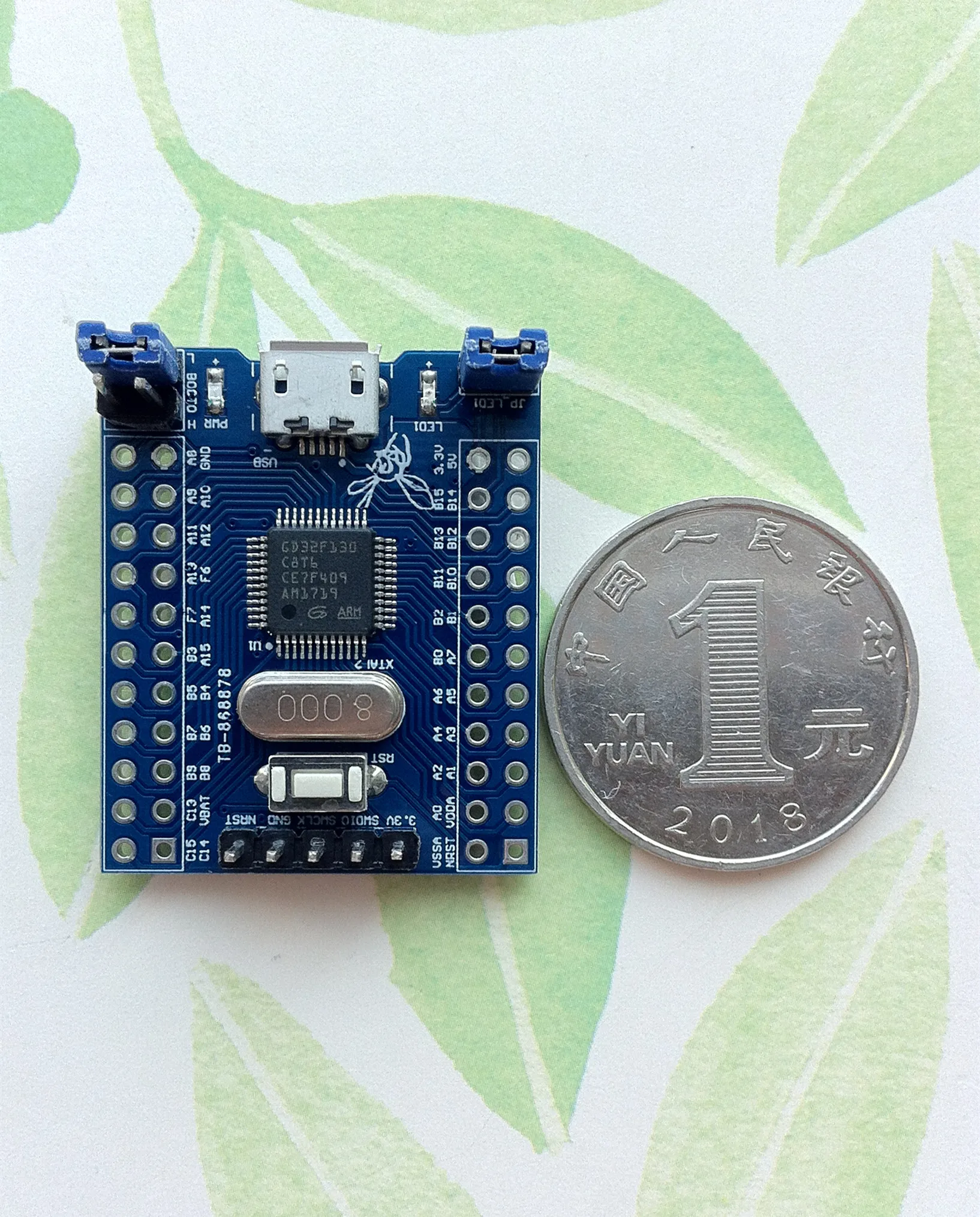 Материнская плата GD32F130C8T6 минимальная система GD32F130 GD32F130C8 Mini