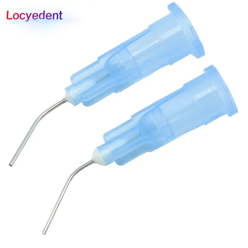 500 шт. одноразовые ирригационные изогнутые иглы для стоматологического орошения