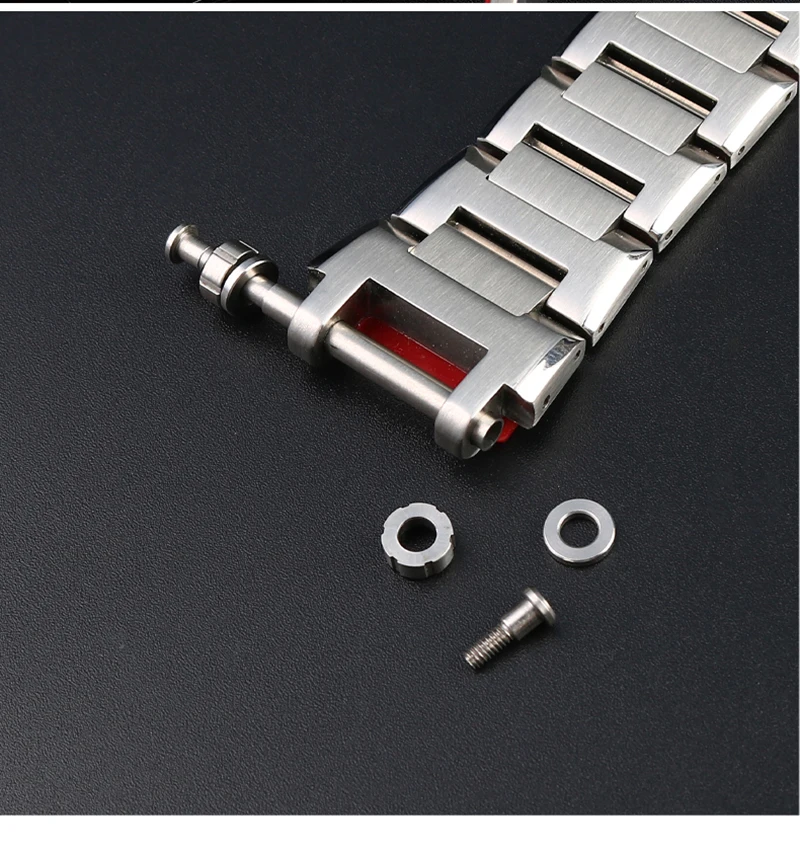 Браслет для Casio G-SHOCK ремешок часов с красным дном из нержавеющей стали MTG-B1000 G1000