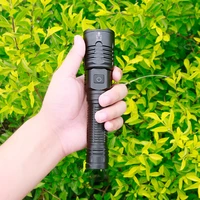 newest high power led flashlights xhp70 rechargeable camping torch powerful waterproof outdoor 100000 lumen zoom flashlight