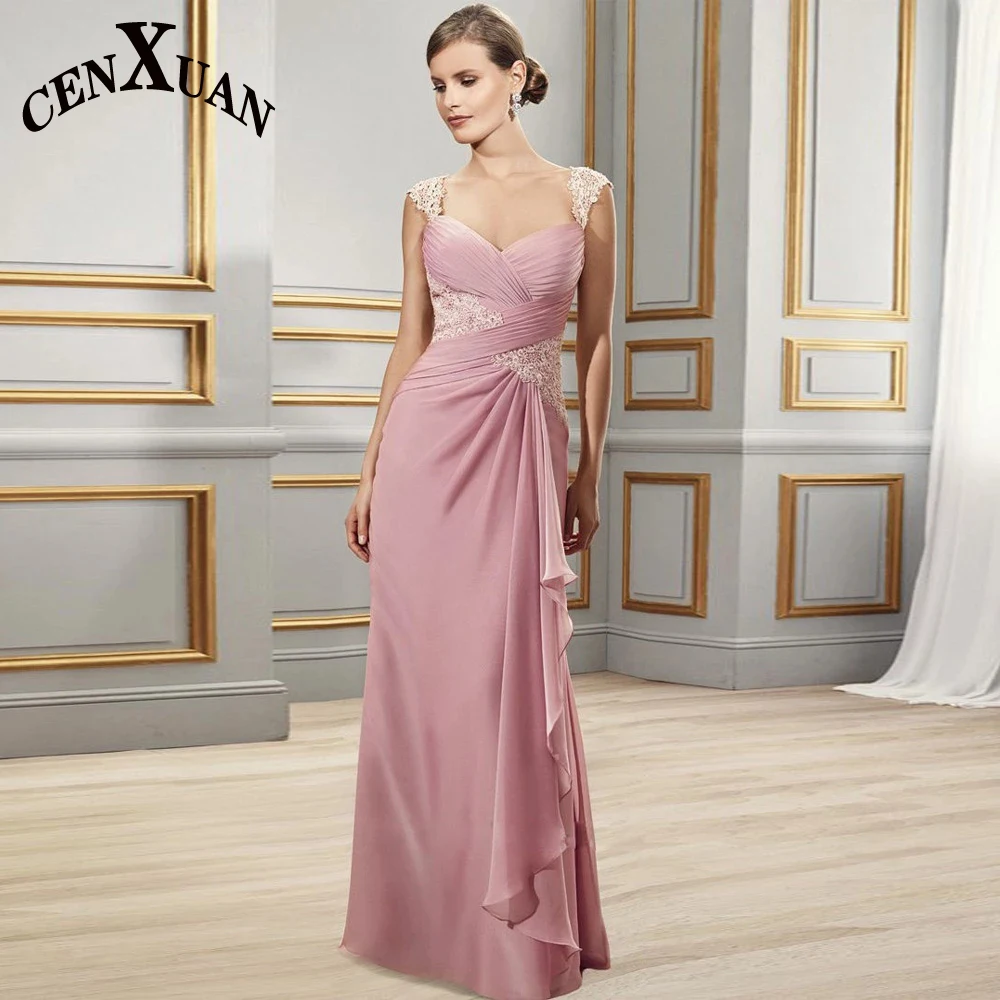 

Cenxuan Pink Sheath Mother of The Brides Sweetheart Evening Celebrity Engagement Party For Women Mom Robes De Soirée Customised
