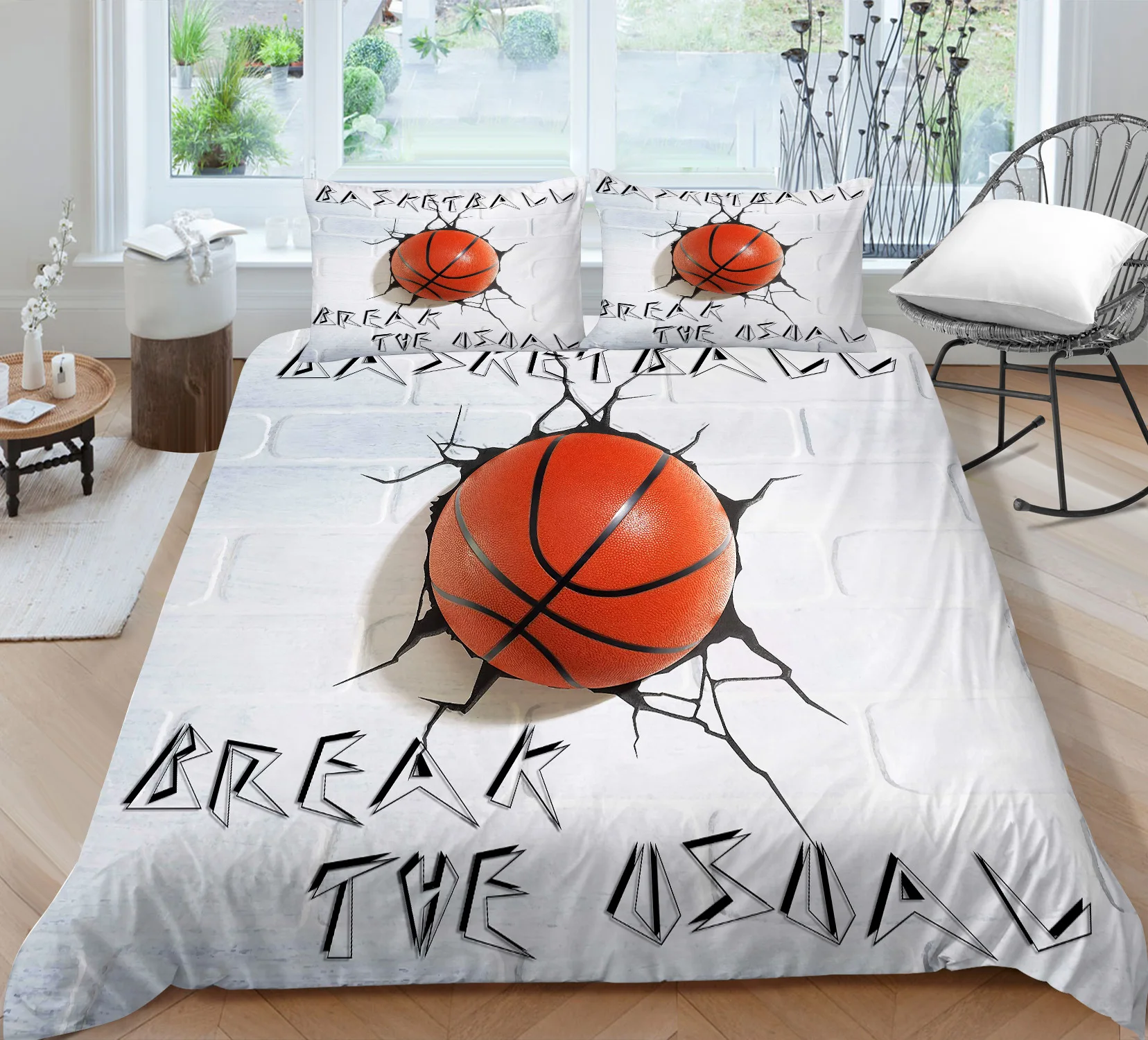For Kids Teens Boys,athlete Bedroom Decor Quilt Cover