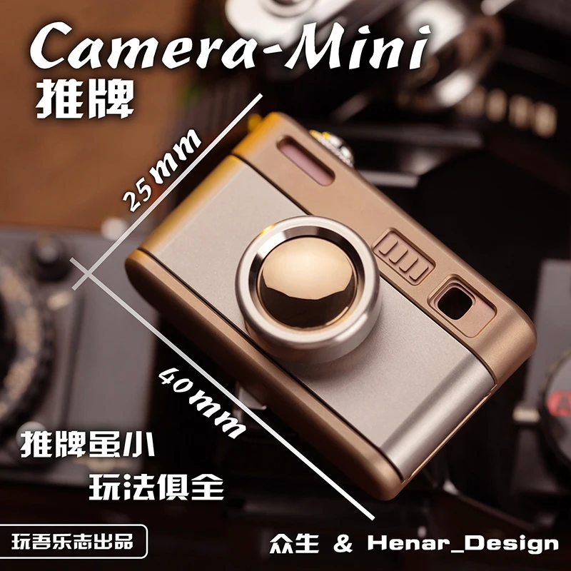 Camera-Mini Camera Push Snap Coin Play Le Zhi EDC Magnetic Adult Decompression Toy enlarge