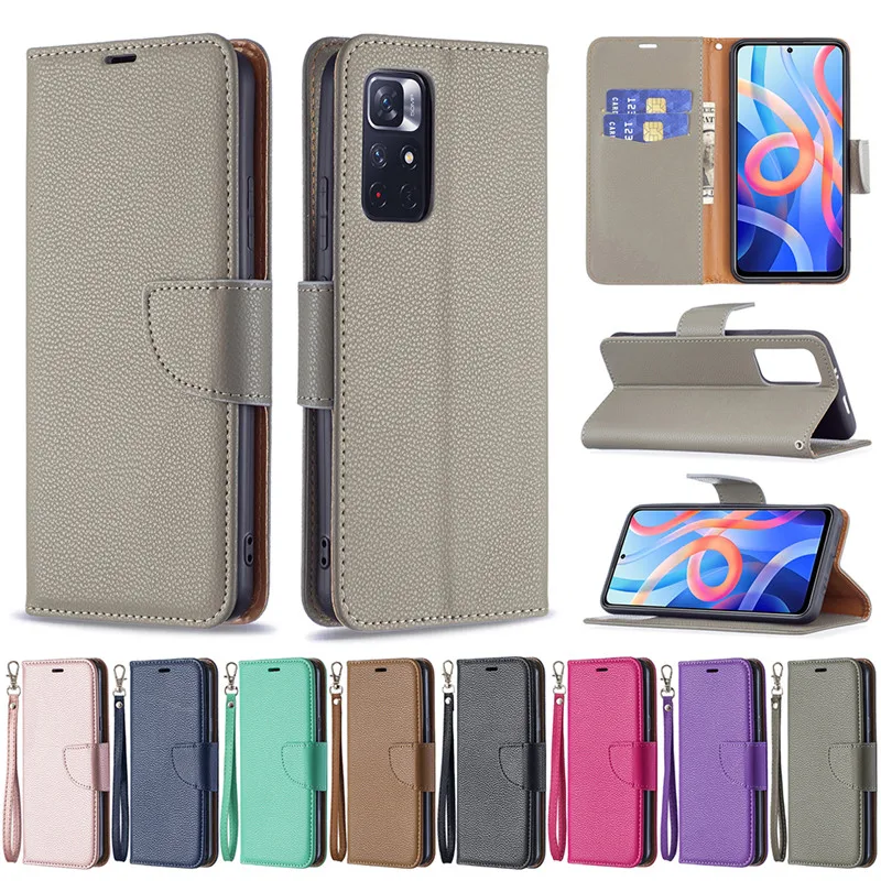 

Luxury Wallet Flip Leather Phone Cases For Xiaomi Redmi Note 11 Global 11S 10S 10 Pro Max Magnetic Case Cover with Card Slot