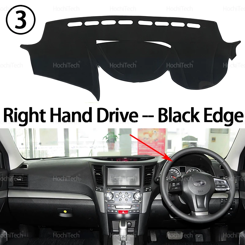 

Для Subaru Legacy Outback 2010-2014 2011 2012 2013, крышка приборной панели автомобиля, избегайте света, анти-УФ-ковры, нескользящий коврик с левым рулем и правым рулем