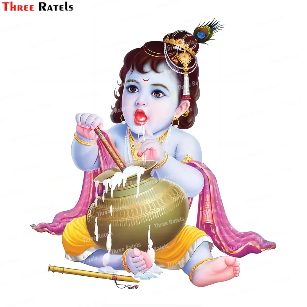 Фото Threeratels K467 Safa Krishna окклюзия царапины DIY виниловый материал Декор наклейки и наклейки №5