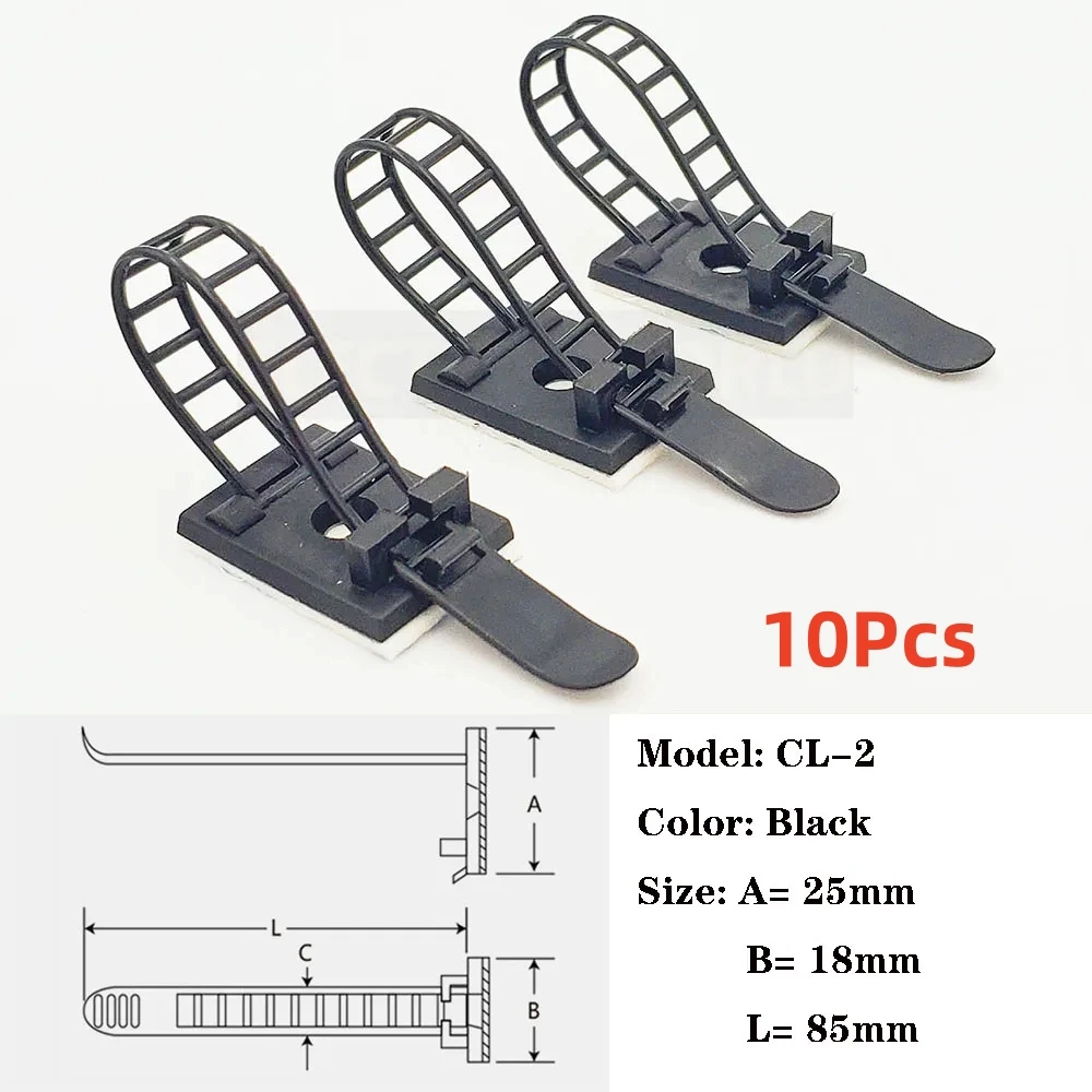 

Основа для крепления кабеля на клейкой основе