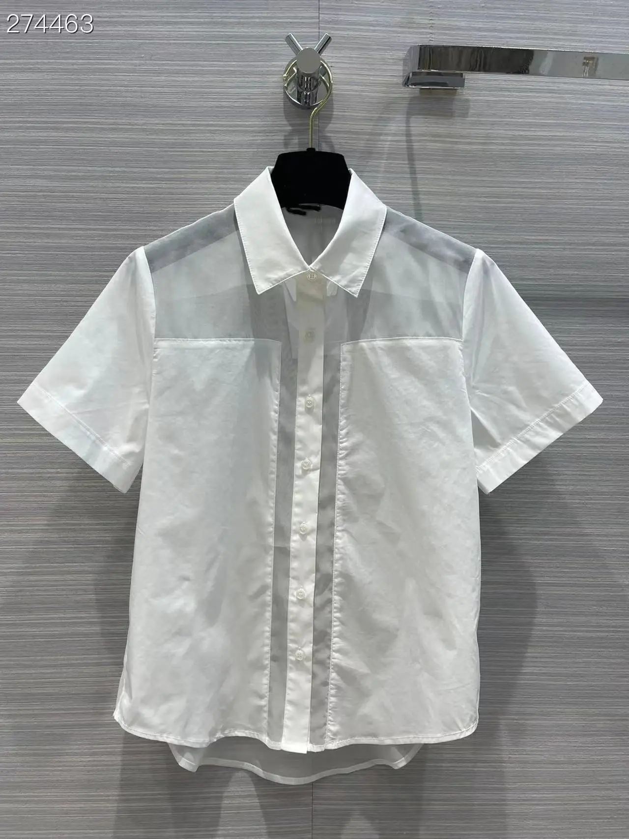

Fyion Fashion Luxury Blouse 2022 Summer Spring New Design Women Runway White High Quality Silk Cotton Single Breasted Blouse