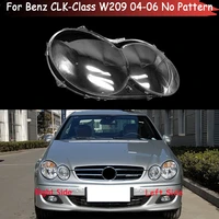 car transparent lampshade lamp shell front glass headlight cover for benz clk class w209 2004 2006 headlamp waterproof mask