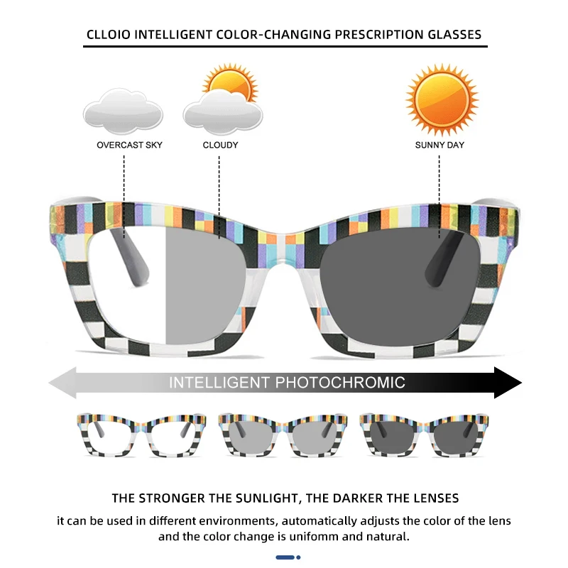 CLLOIO Новые красочные очки для чтения с защитой от синего света Модные женские