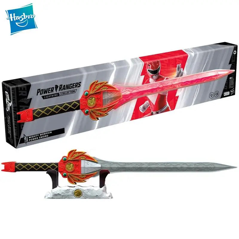 

Hasbro Power Rangers Lightning Collection Mighty Morphin Red Ranger Power Sword Premium Roleplay Cosplay Collectible Jason Mmpr
