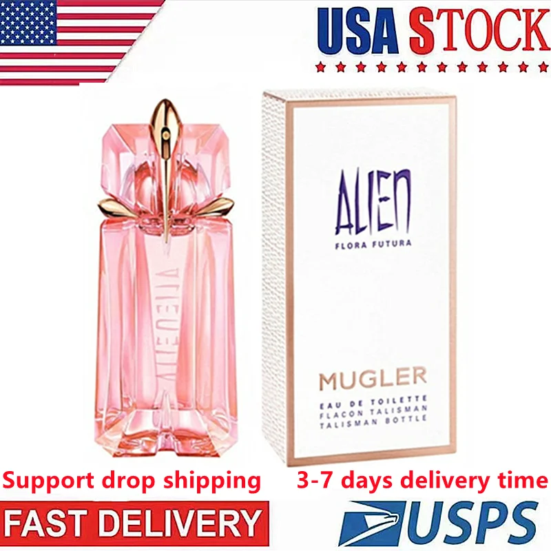 

Ship To USA In 3-6 Days Women Parfume Mugler Alien Flora Futura Wood Scent Parfume Lady Elegant Parfum Gift