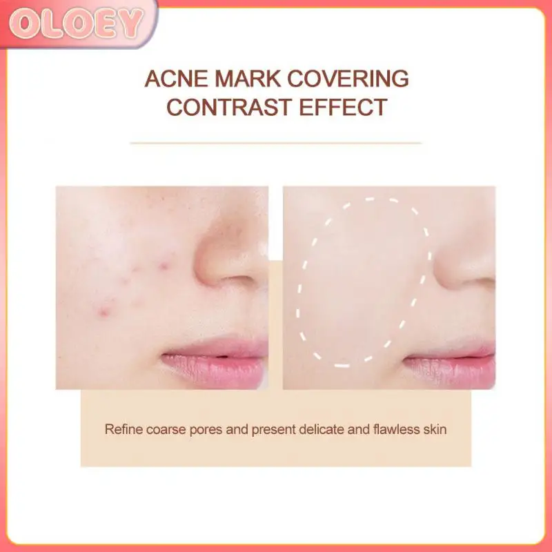 

6 Color Concealer Moisturizing Repairing Foundation Cream Full Coverage Acne Marks Spots Natural Brighten Makeup Concealer Disc