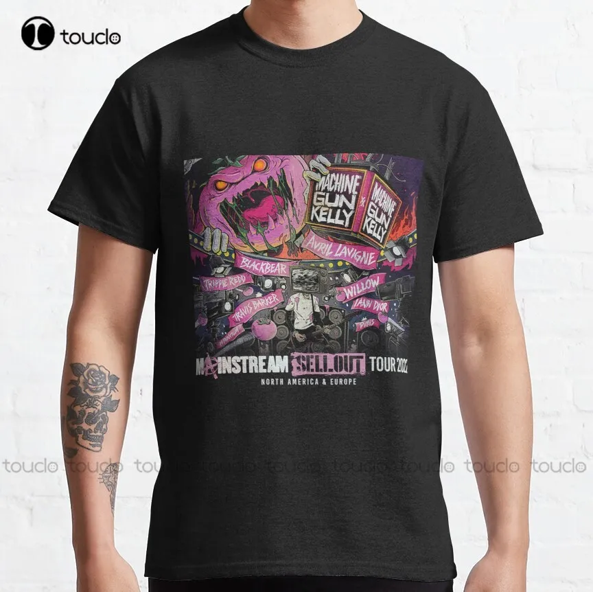 

Mainstream Sellout Classic T-Shirt Mainstream Sellout Mgk Machine Gun Kelly Hiking Shirts Women Creative Funny Tee Xs-5Xl Retro