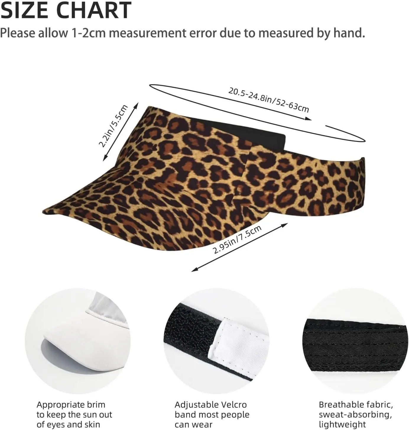 Крутая леопардовая Солнцезащитная шляпа-козырек с гепардовым принтом для женщин