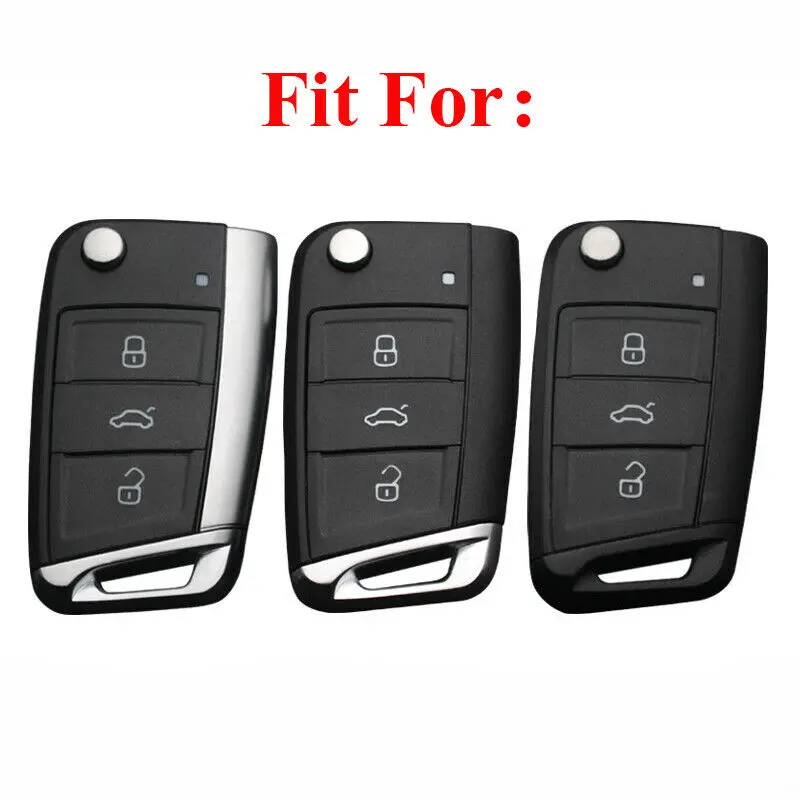 Чехол для ключа силиконовый чехол VW Golf 7 MK7 Seat Leon 3 Ibiza 4 5 Toledo Arona Ateca Skoda Octavia Remote