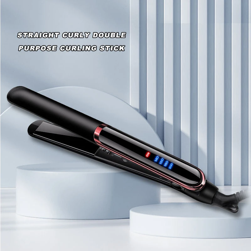 Профессиональный Выпрямитель для волос щипцы завивки 110-220 В