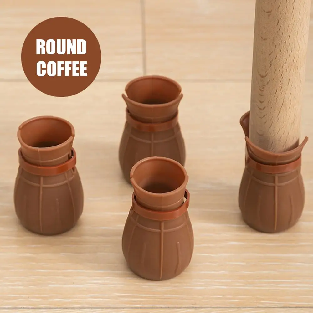 

Mute Solid Thick Wear-resistant Feet Covers Chair Leg Caps Table pads Anti-slip Pad Floor Protector