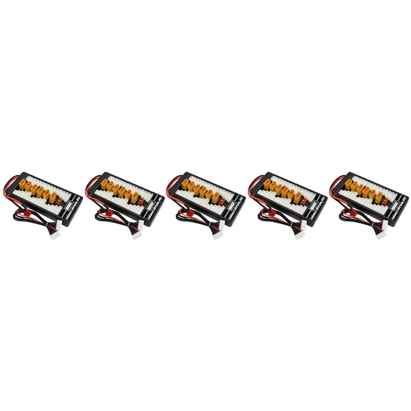 5X Multi 2S-6S Lipo параллельная балансированная зарядная плата XT60 разъем для зарядного
