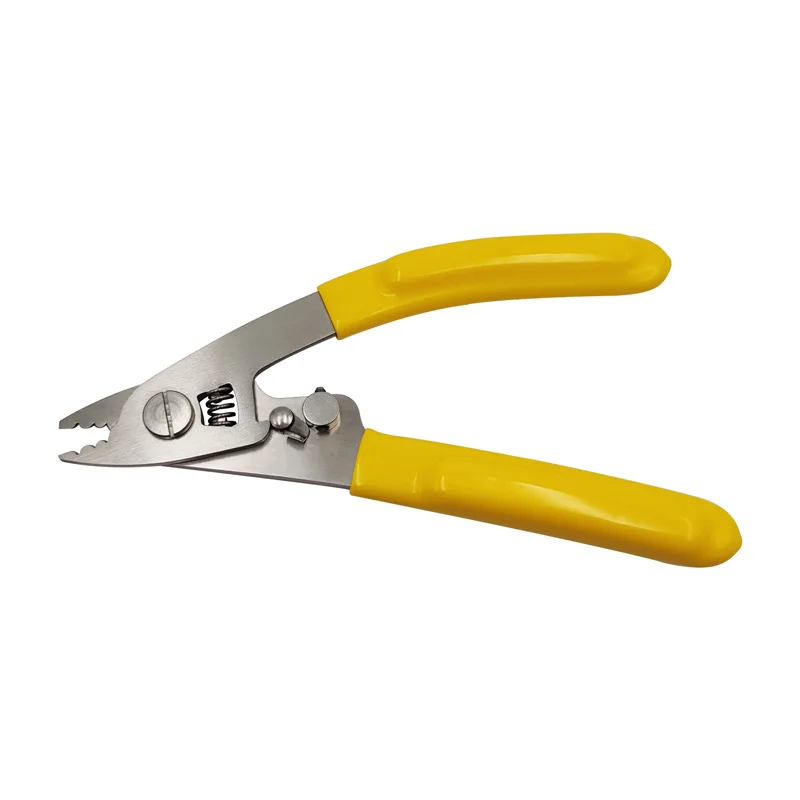 Newest HY33 Stainless Steel Fiber Optic Stripper Professional Fiber Optic Tool Stripper 3 Holes Drop Cable Stripper