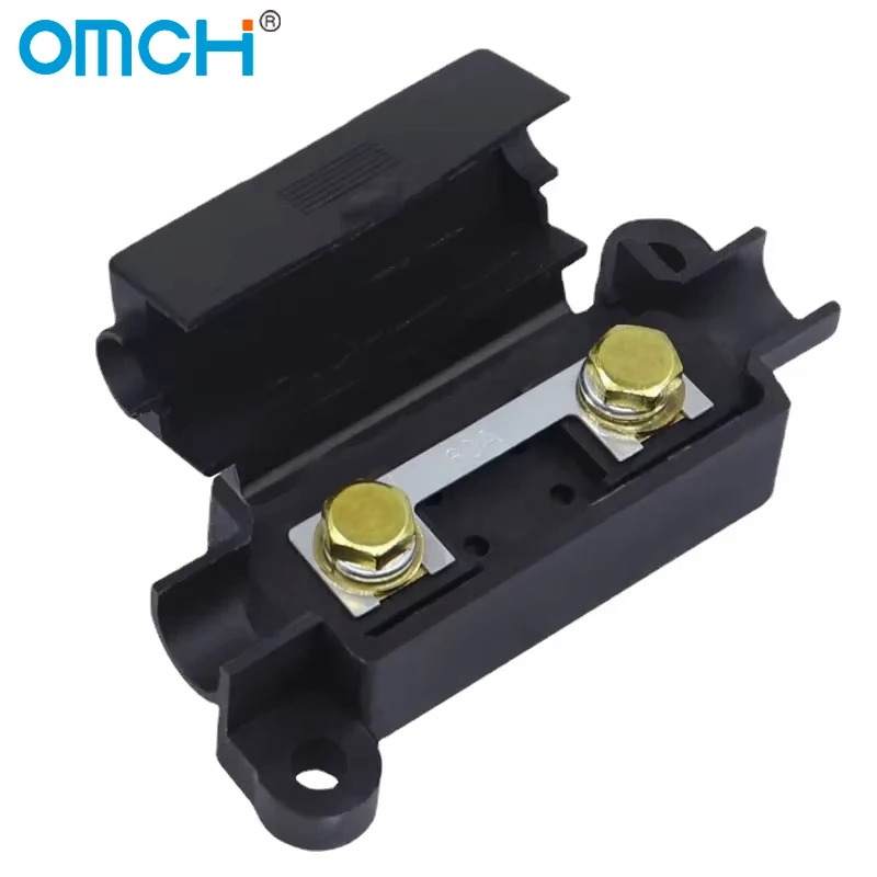 OMCH 1 комплект автомобильных предохранителей ANS-H2 30A 40A 50A 60A 70A 100A 120A 200A 1-контактный предохранитель небольшой вилочный болт держатель предохранителя (art.: 3920cf4fc40f6) - 3920cf4fc40f6