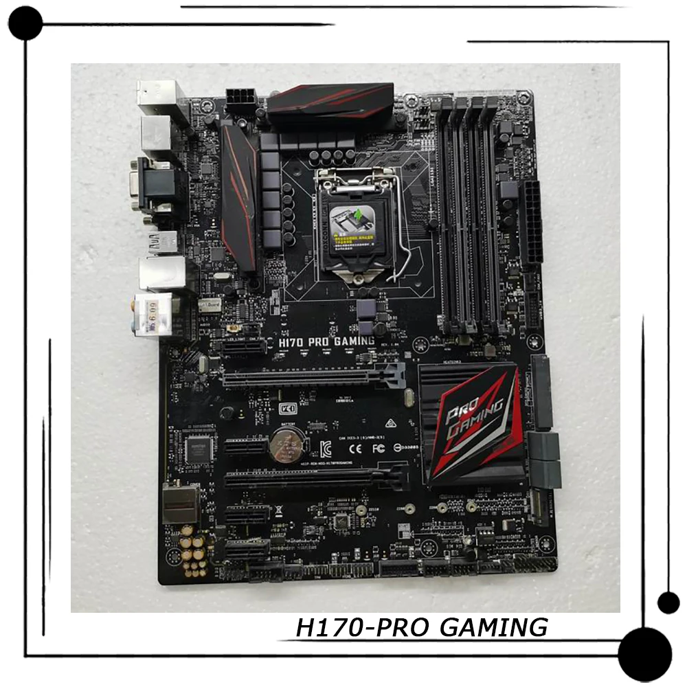 

H170 PRO GAMING For ASUS Gaming ATX Motherboard Intel H170 6th Gen Core i7/i5/i3/Pentium/Celeron LGA 1151 100% Tested Fast Ship