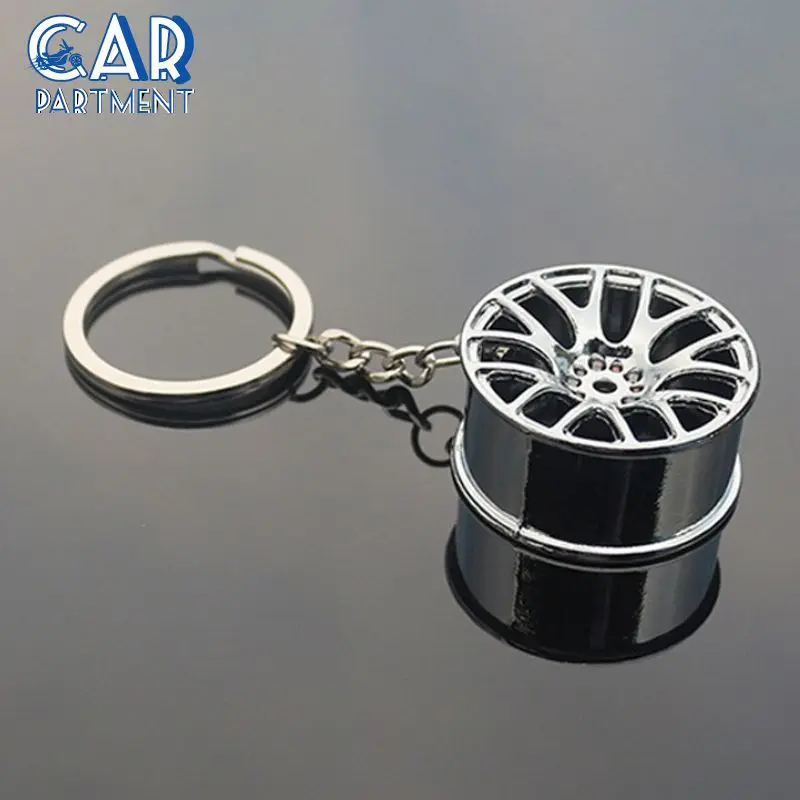 

1pcs Car Keyring Portable Fit Wheel Rim Keychain Universal Durable Key Chain Ring Auto Part Key Fob Key Ring Creative