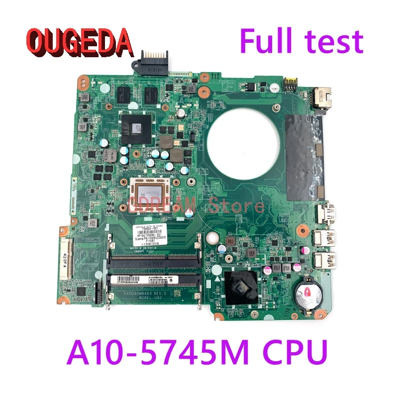 OUGEDA 665343-001 для HP Pavilion DV6 DV6-6000 материнская плата ноутбука HD6770M 1 ГБ GPU HM65 DDR3 полностью