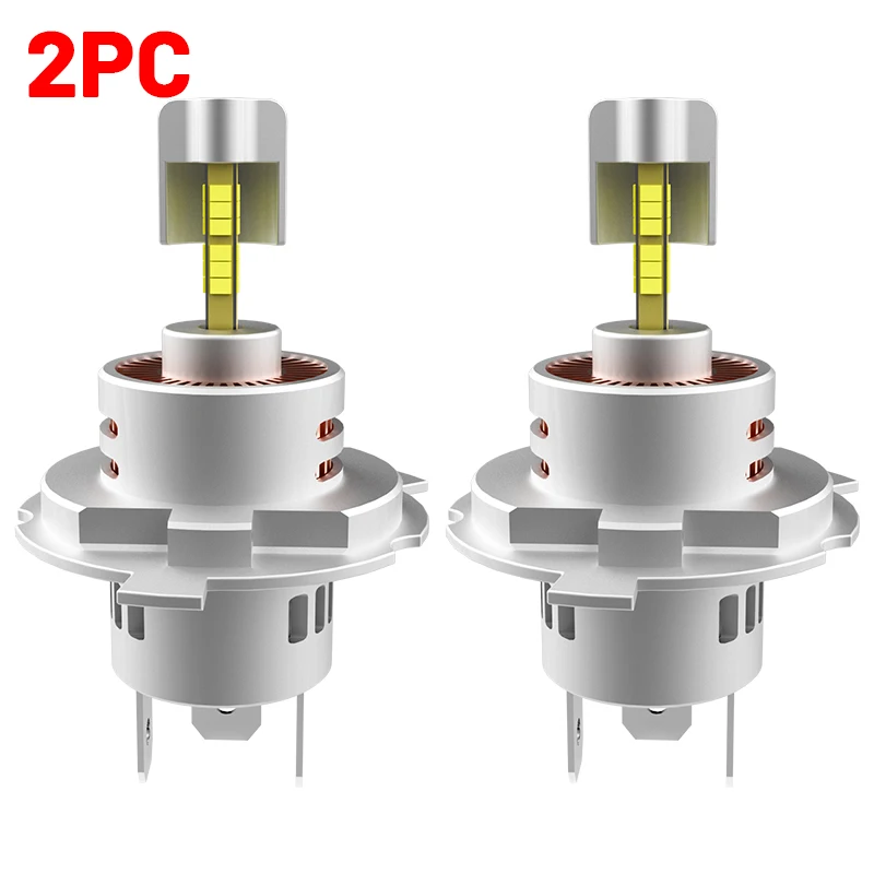 

2300 Вт H7 H4 Светодиодная лампа 360 4-сторонняя 1:1, Plug and Play для H4 Hi-Low Beam 9288 CSP Turbo H7 Canbus без ошибок 6000K Автомобильные аксессуары