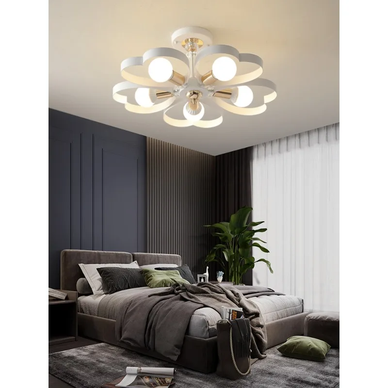 

Art Led Chandelier Pendant Lamp Light Room Decor Modern Nordic Simple Restaurant Hotel Heart-Shaped E27 Hanging