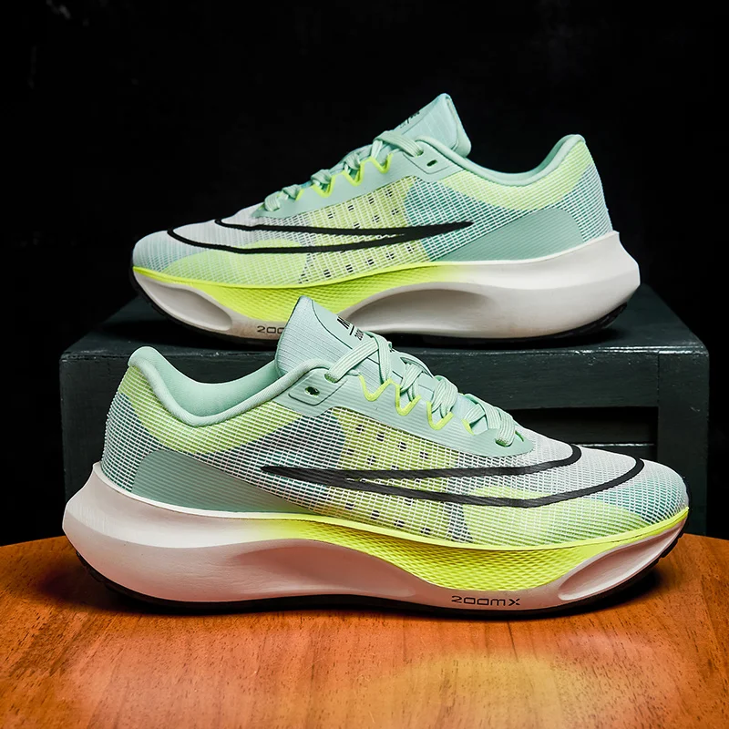 Men sneaker Lightweight Cushioning Outdoor Road Running Shoes Sport Shoes Elastic Women Walking Tenis Masculino Zapatilla Hombre