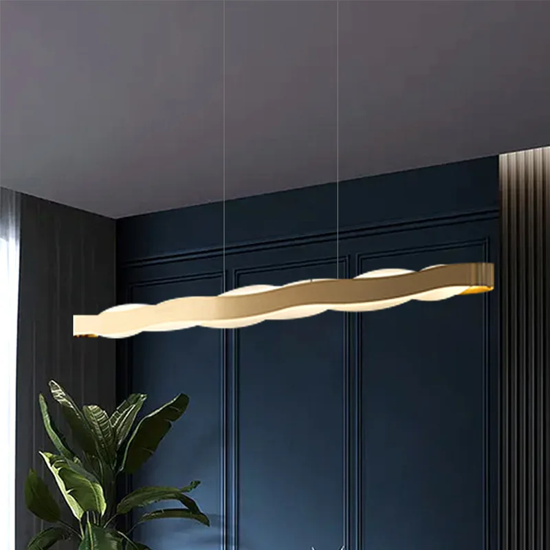 

Modern Stainless Steel Ceiling Chandelier Home Decor Golden Led Pendant Light For Living Dining Room Hanging Lamp
