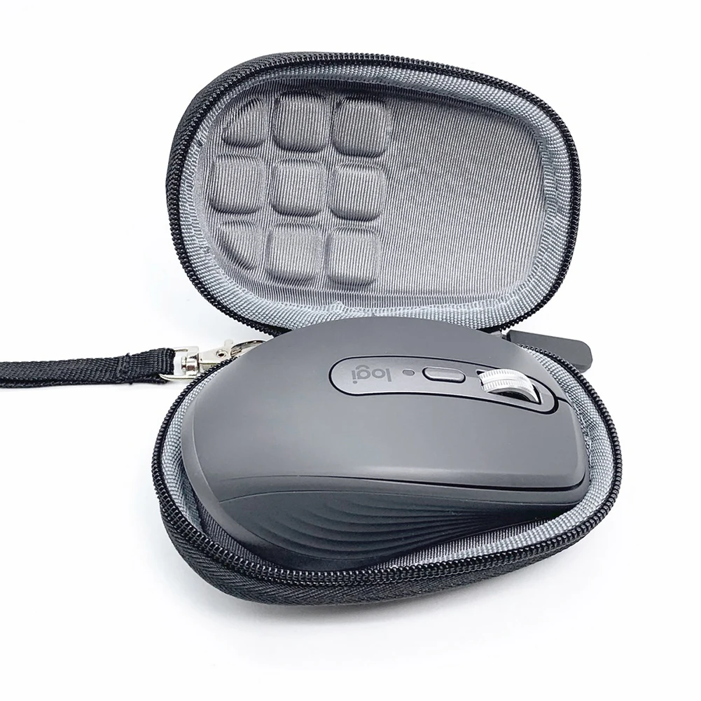 

Портативный чехол для переноски для Logitech MX Anywhere 3 Водонепроницаемая Пыленепроницаемая сумка для путешествий из ЭВА нейлоновая + ударопрочн...
