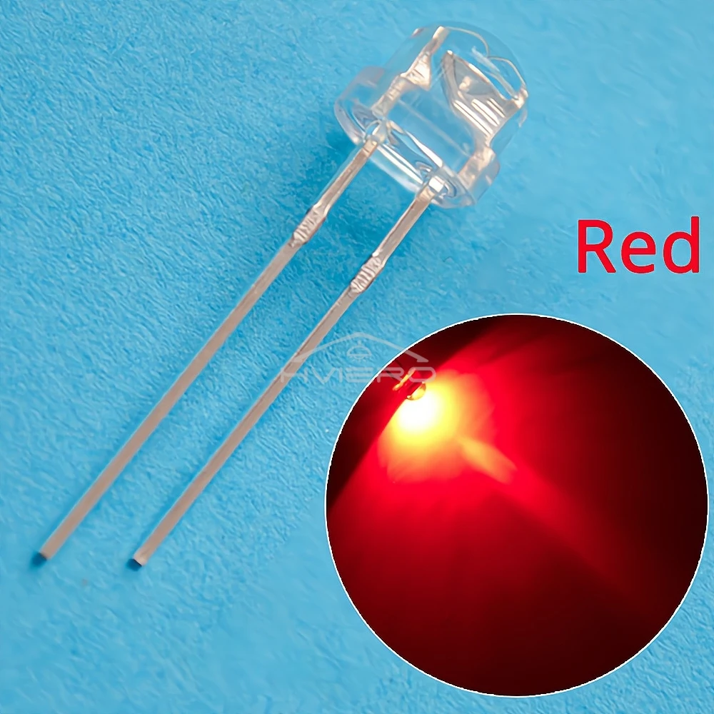 1000 шт. мин. F5 5 мм, соломенная шляпа, прозрачные бусины, ультра яркие, белые, синие, зеленые, желтые, красные, широкоугольные светодиодные лампочки