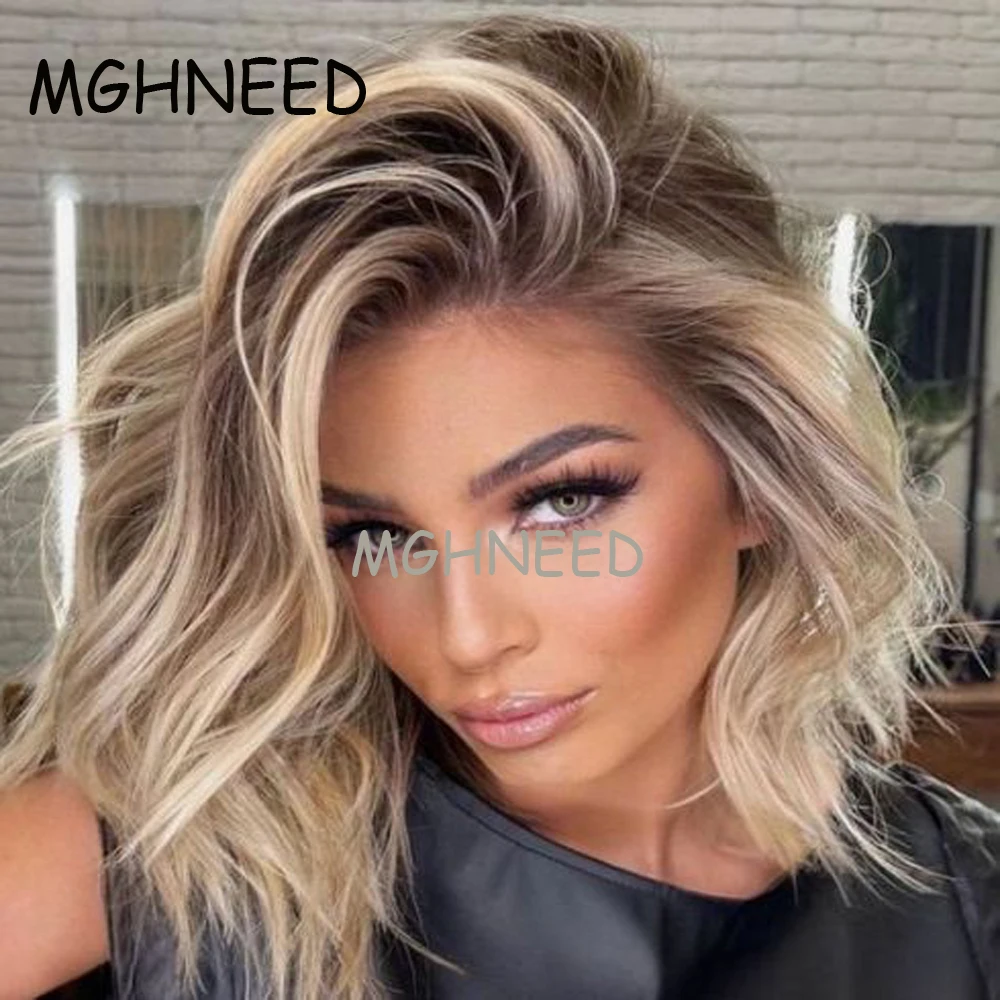 Пепельный светлый парик выделитель человеческие волосы окрашенные бразильские