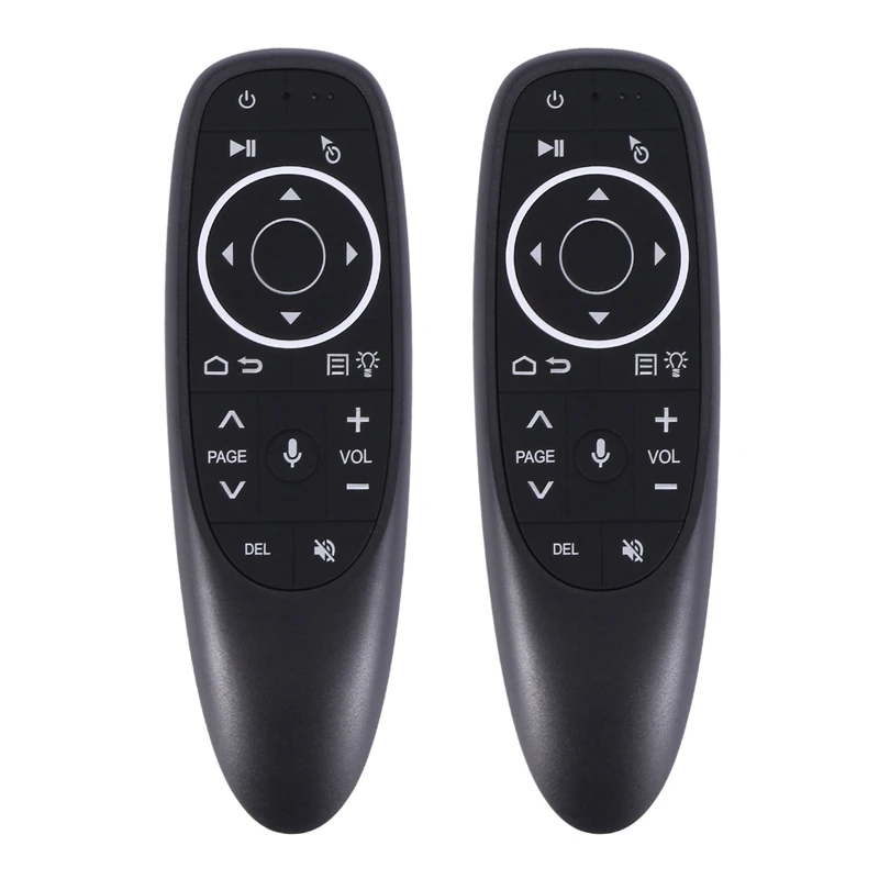

2X G10 Pro Backlit Air Mouse Google Voice Search Gyroscope Remote Control 2.4G Wireless Microphone Mouse