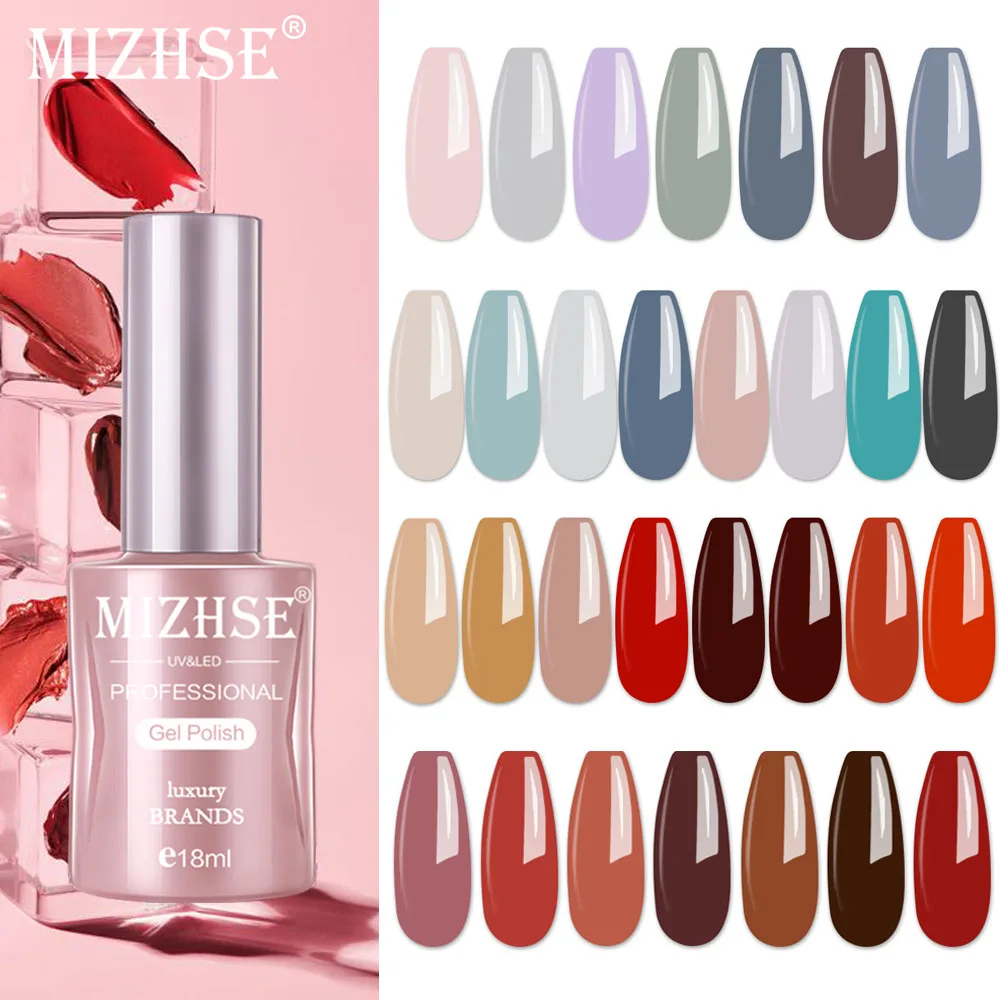 MIZHSE 18ml Гель-лак Матовый Лак Гибридный Ноготь Верни Полуперманентный Эмаль Геллак Акригель Дизайн на ногтях.