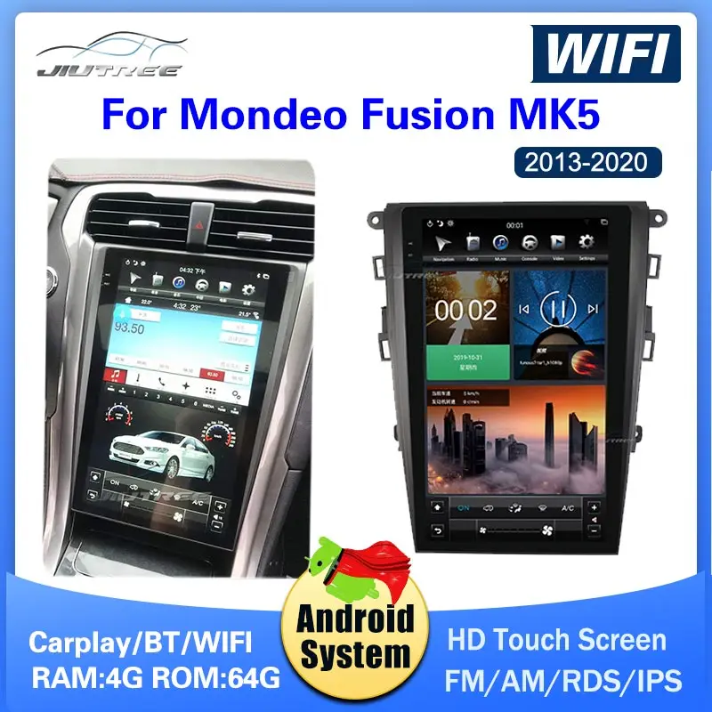 

Мультимедийный проигрыватель для Mondeo, экран 13,6 дюйма, Android, для Mondeo Fusion MK5 2013-2020