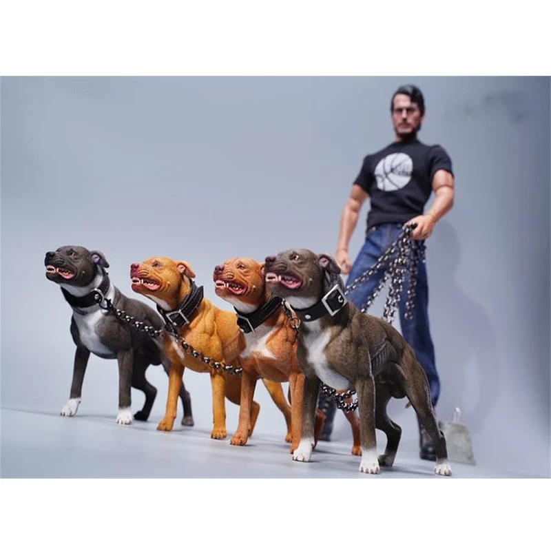 1/6 масштабная фигурка аксессуары для кукол пит бультерьер мини-собака 12 дюймов