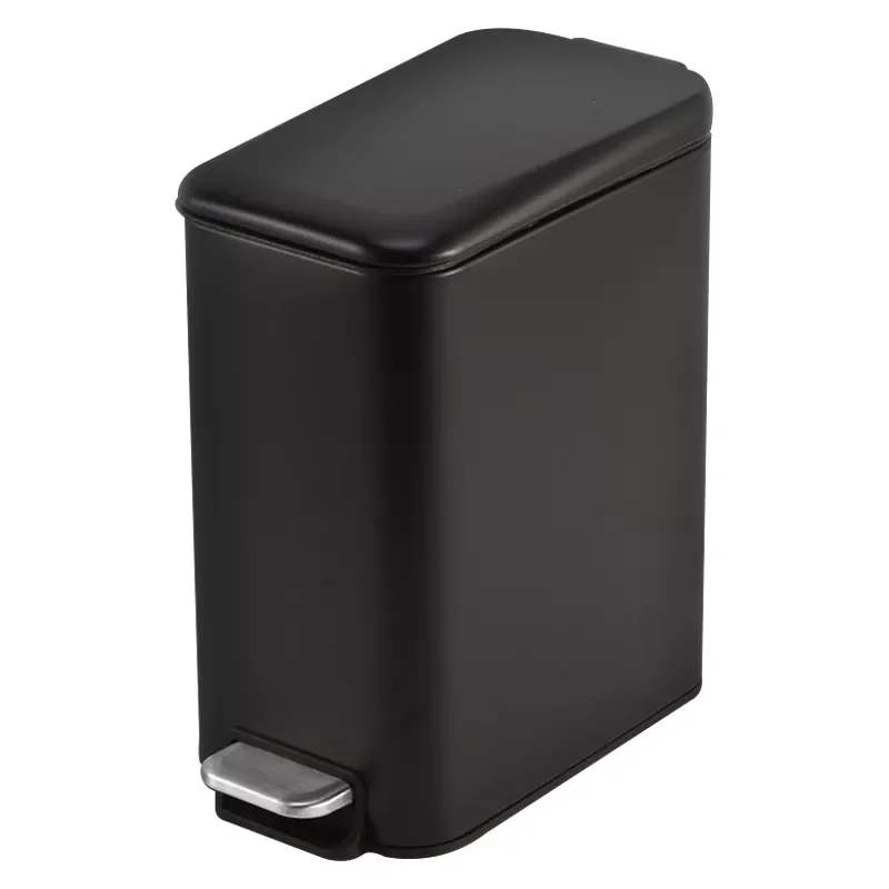 

NEW2023 5L Rectangular Small Stainless Steel Step Trash Can Wastebasket Garbage Container Bin for Bathroom TUE88