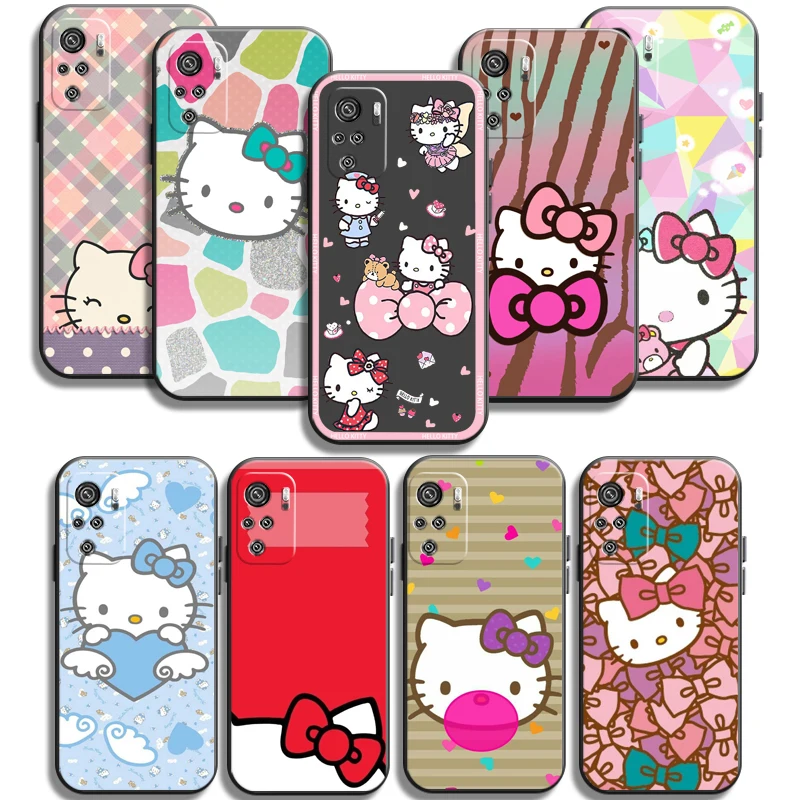 

Hello Kitty TAKARA TOMY Phone Cases For Xiaomi Redmi Note 8 Pro 8T 8 2021 8 7 7 Pro 8 8A 8 Pro Funda Carcasa Back Cover